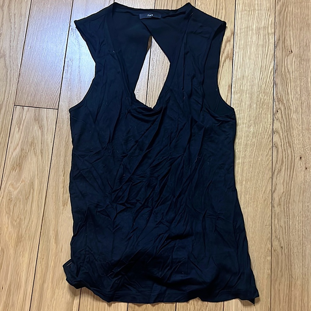 Back backless shirt
